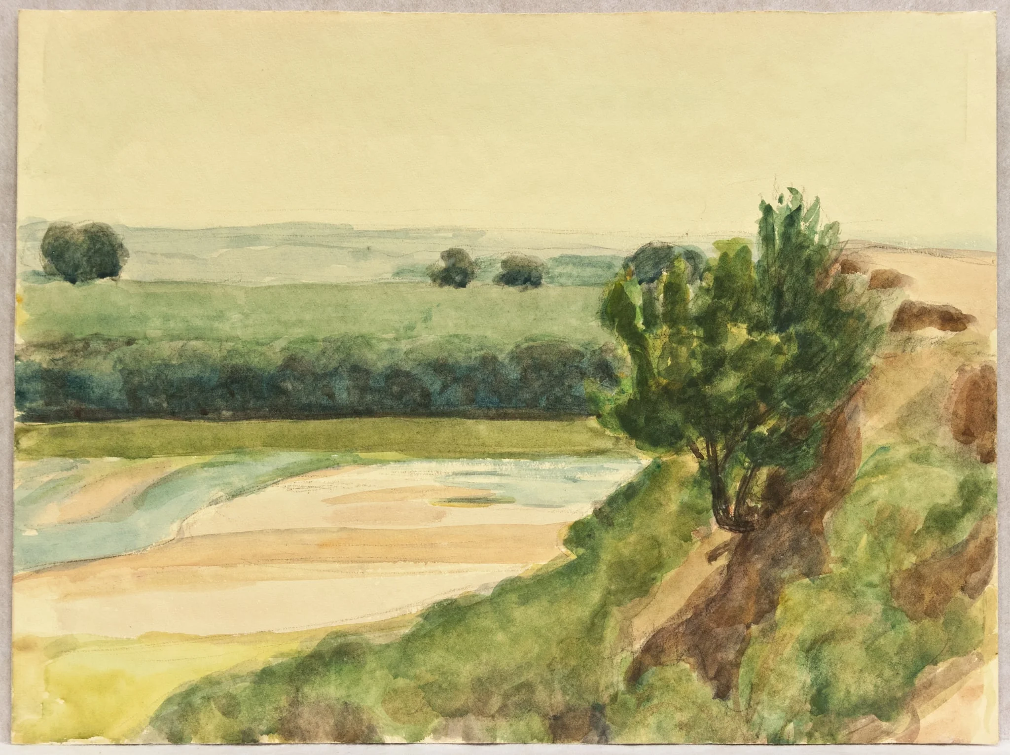 Peisaj panoramic, by Rodica Maniu, 1950