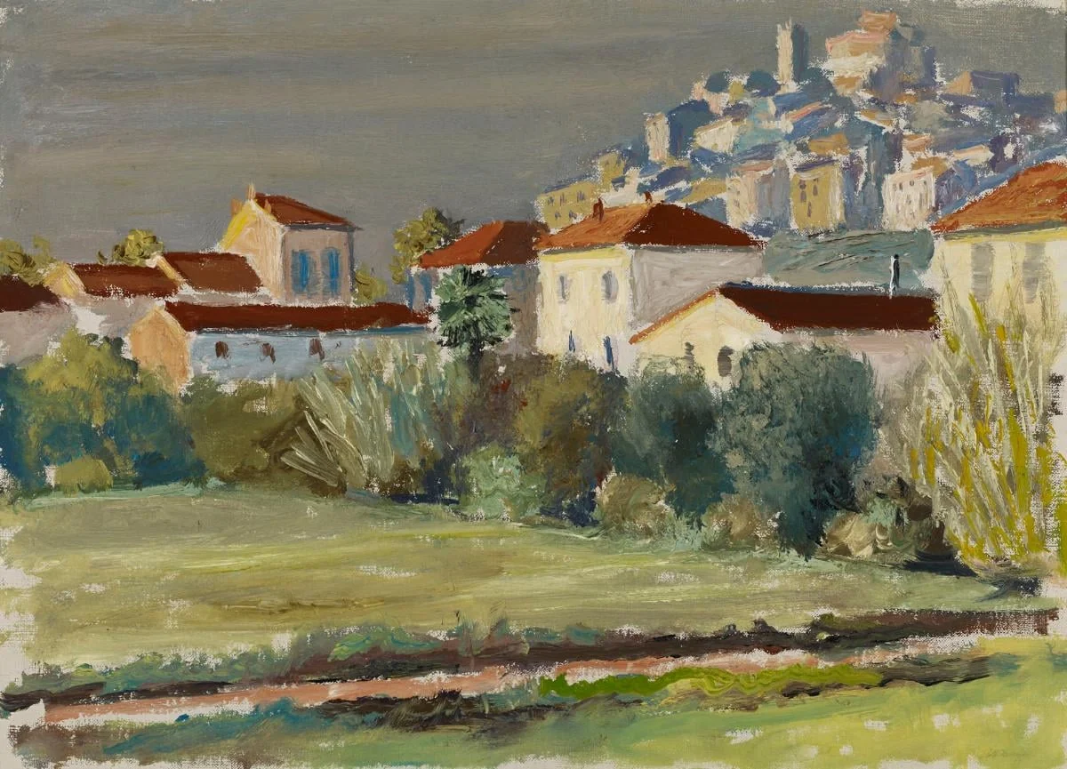 Kaupunkikuva Cagnesista, by Carl Wargh, unspecified