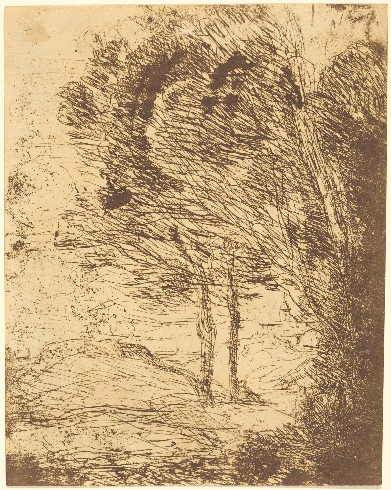 Environs of Genoa (Environs de Genes), by Jean Baptiste Camille Corot, 1860