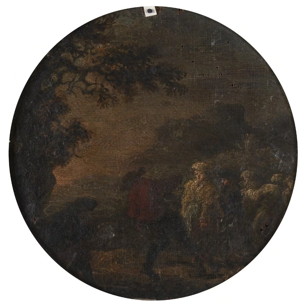 Bambocciata, by Unknown, oil, 1649