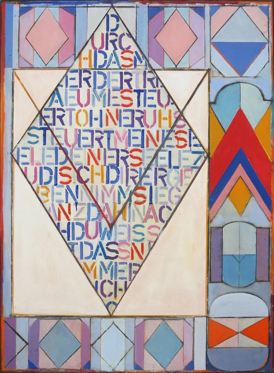 Spoerri, Cristina - Malerei, Brief A, by Cristina Spoerri, unspecified, 1981