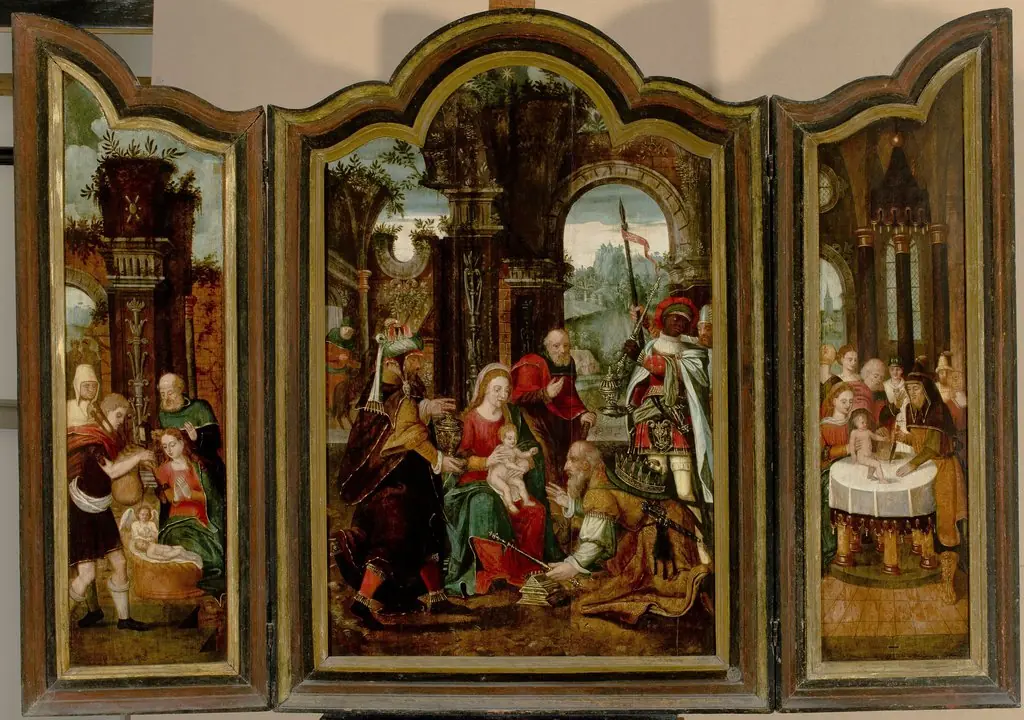 Triptych: Adoration of the Magi, Adoration of the Shepherds, Circumcision