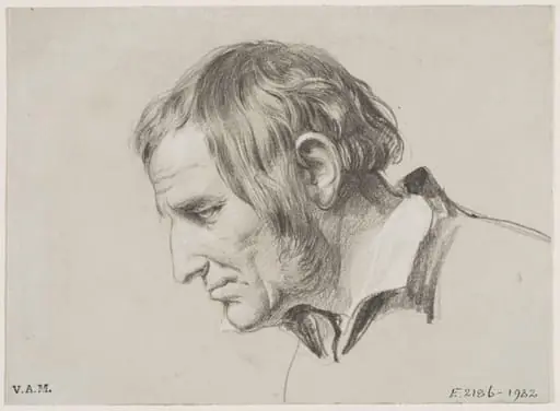 Study of an old man’s head