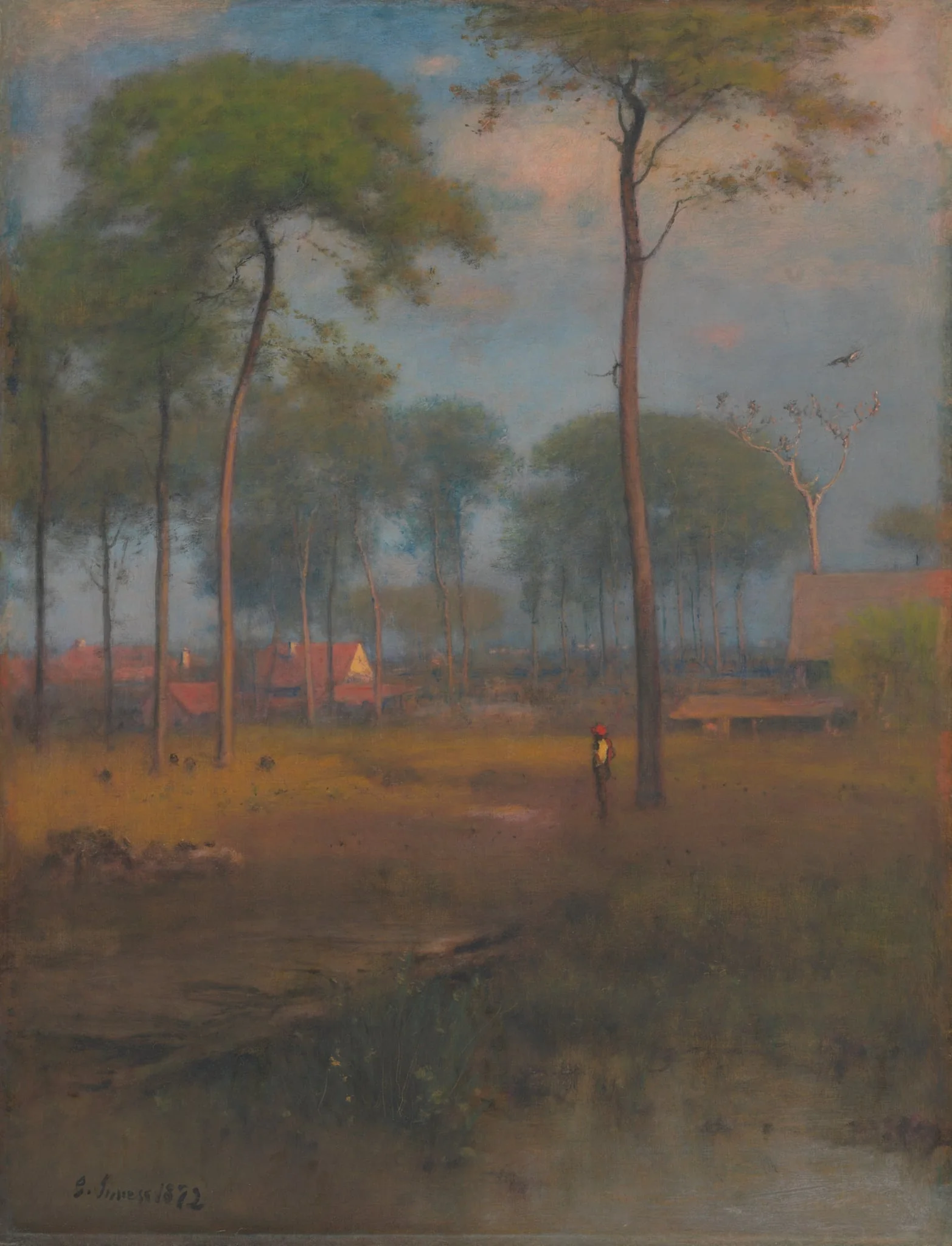 Early Morning, Tarpon Springs, by George Inness, oil, 1892