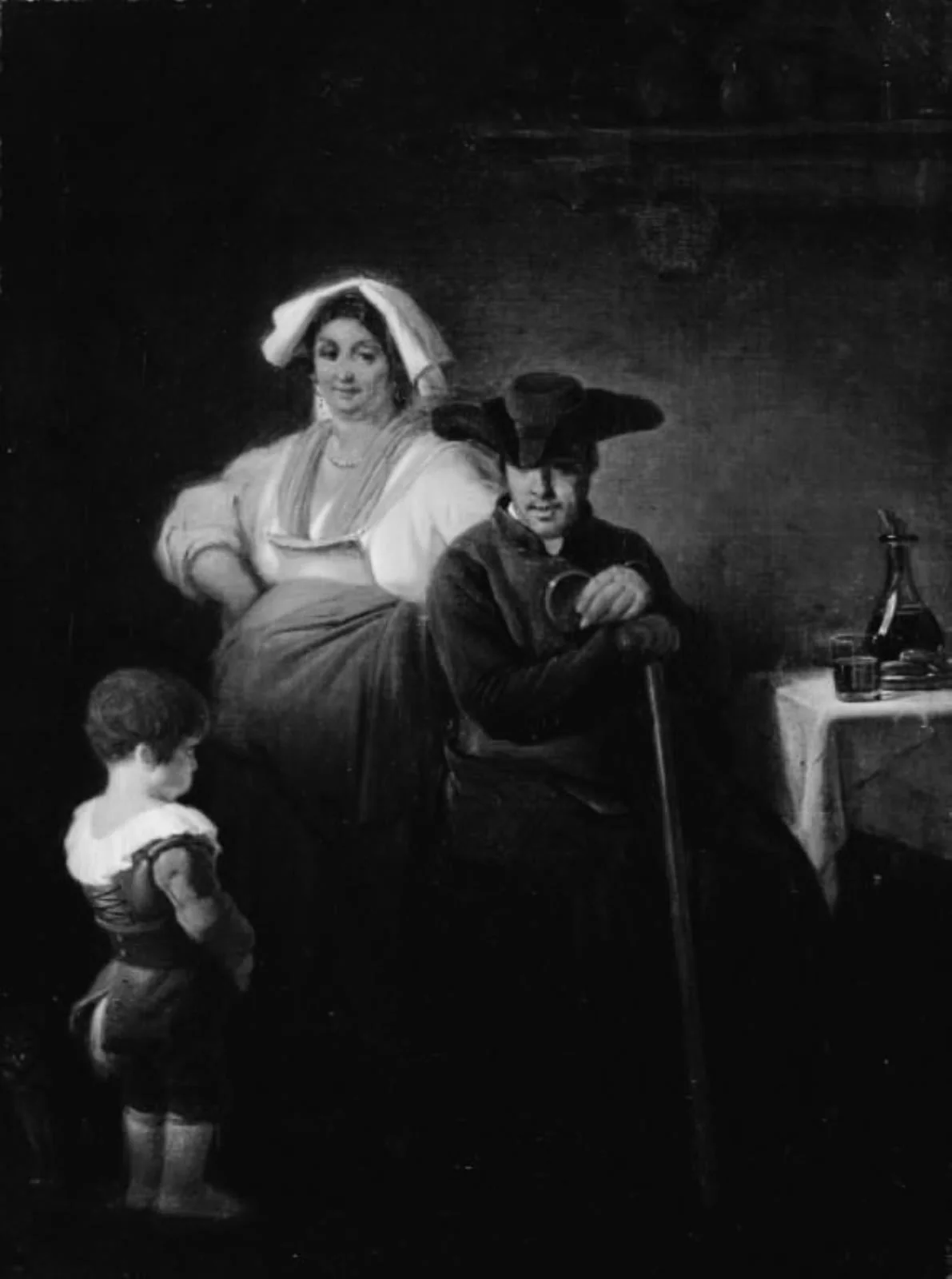 A Little Boy being Presented to a Priest, by Unknown, 1846