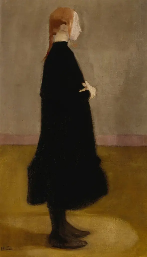 The School Girl II (Girl in Black)