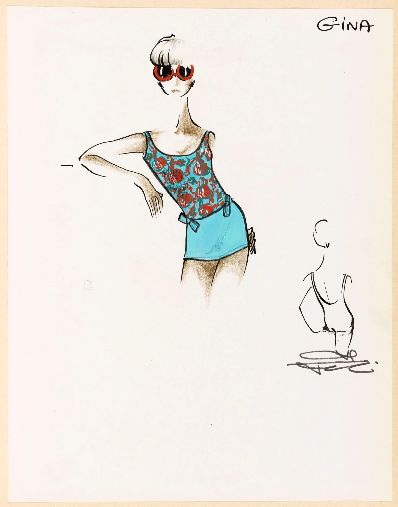 Gina, by Marie-Louise Carven, 1964