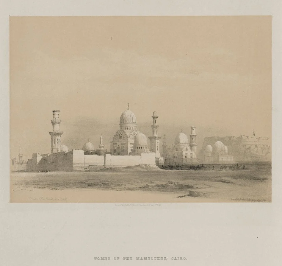 Egypt and Nubia, Volume III: Tombs of the Memlooks, Cairo, by Louis Haghe, 1849