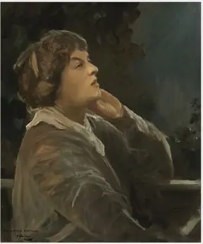 Portrait of Dora Sigerson (Mrs Shorter) (c.1870-1918), Poet