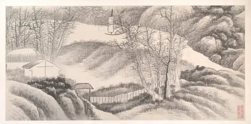 清　龔賢　十二月令山水圖　冊|Landscapes of the Twelve Months