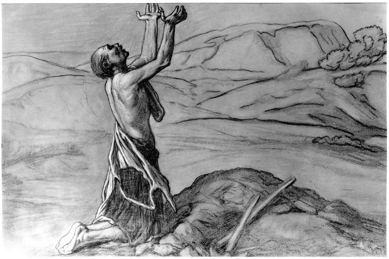 Study for Prayer for Death in the Desert