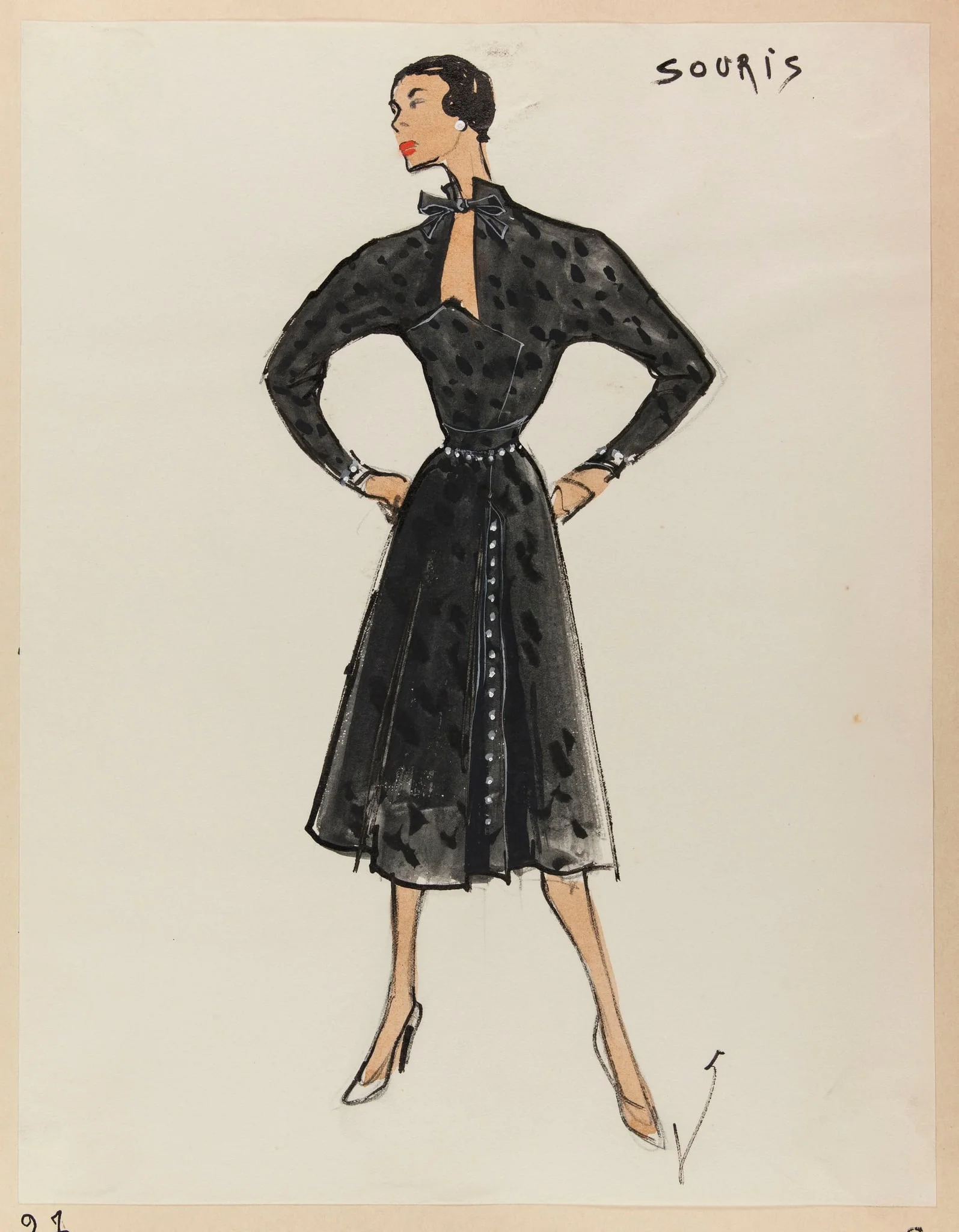 Souris, by Carven, 1952