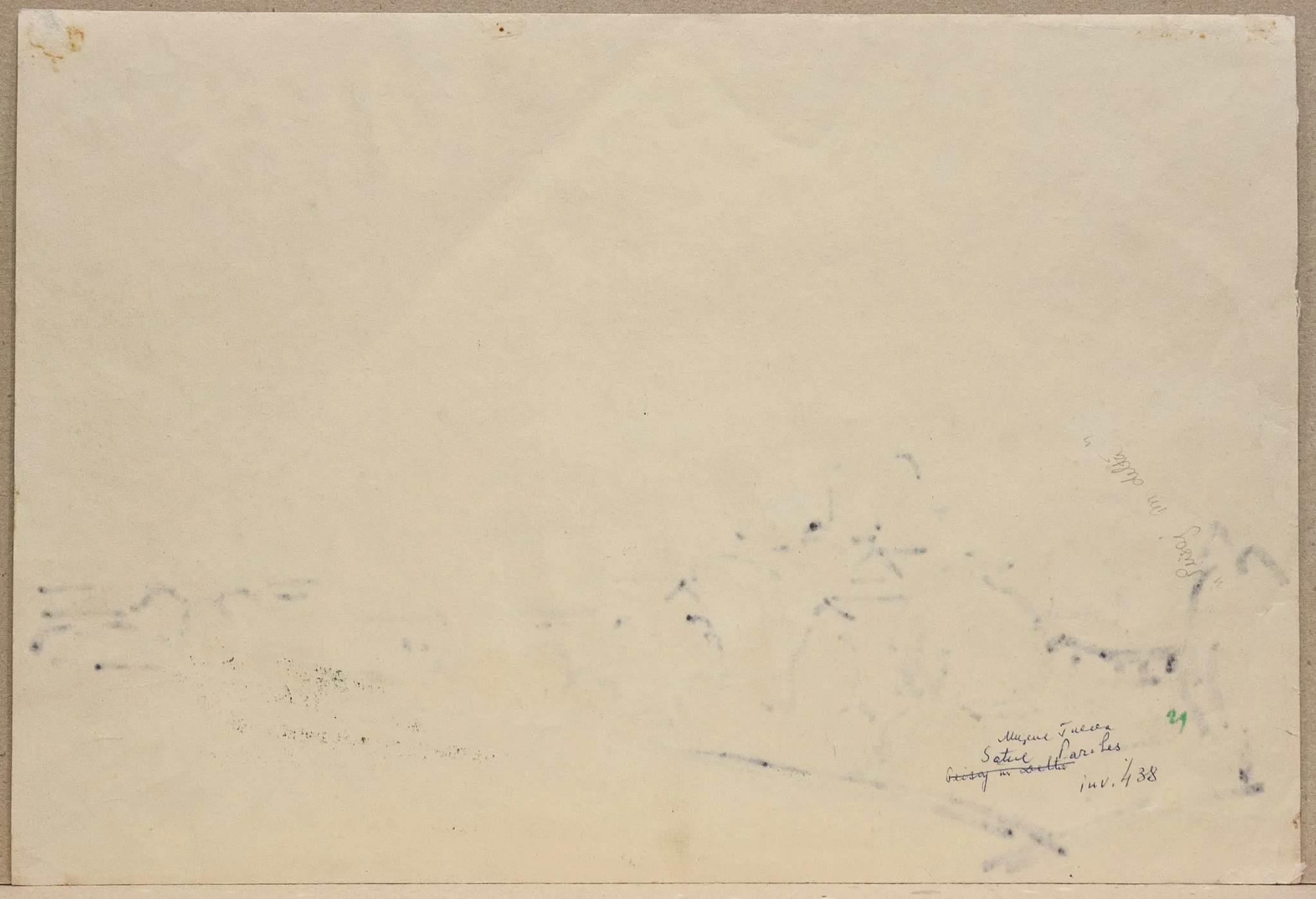 Peisaj în deltă (Satul Parcheș), by Constantin Găvenea, 1950