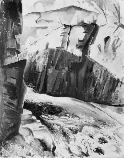 The Waterfall in the Ravine