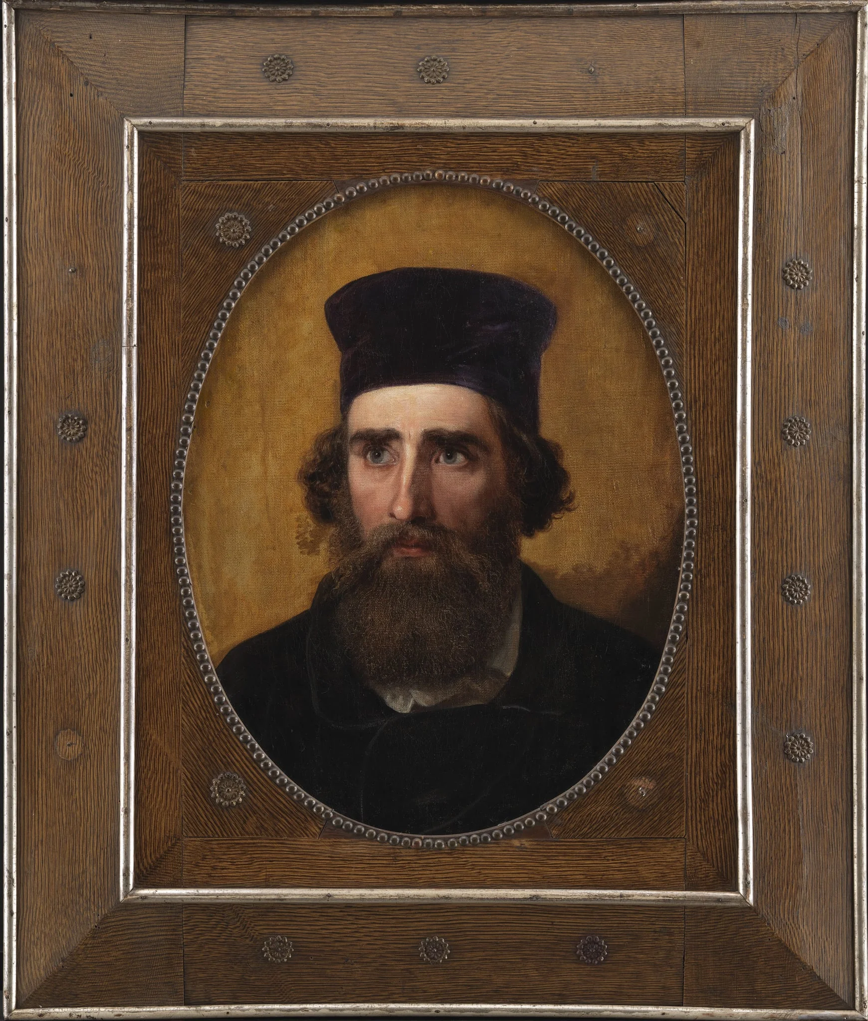 Portrait of the Danish painter Thorald Læssøe (1816-1878), by Unknown, unspecified, 1868