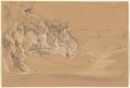Campagna di Roma (Roman Countryside) (recto)