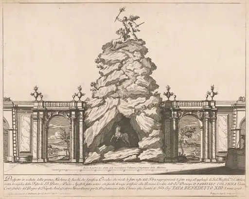 The Prima Macchina for the Chinea of 1726: Hercules and the Hydra