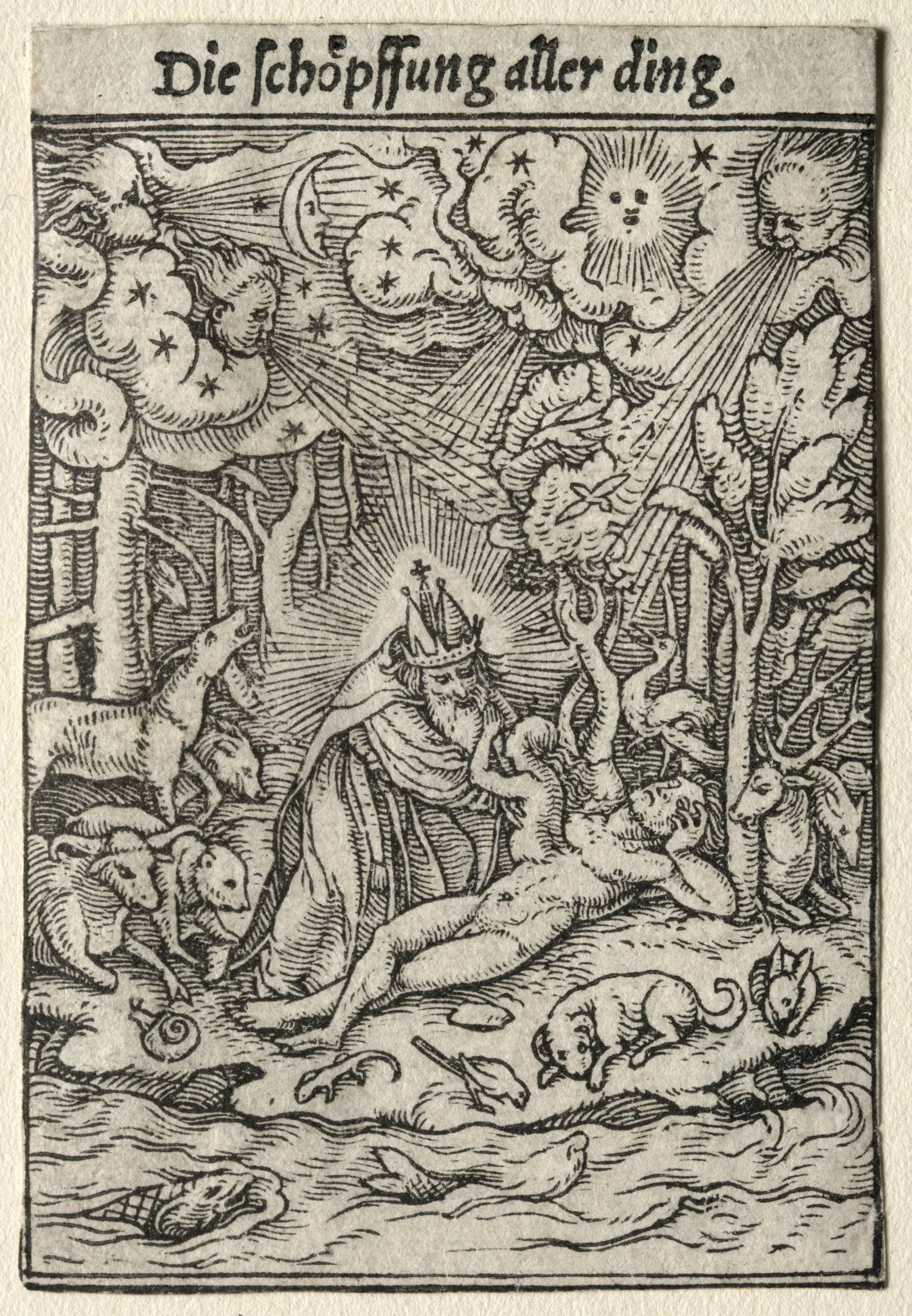 The Creation, by Hans Holbein the Younger, 1526