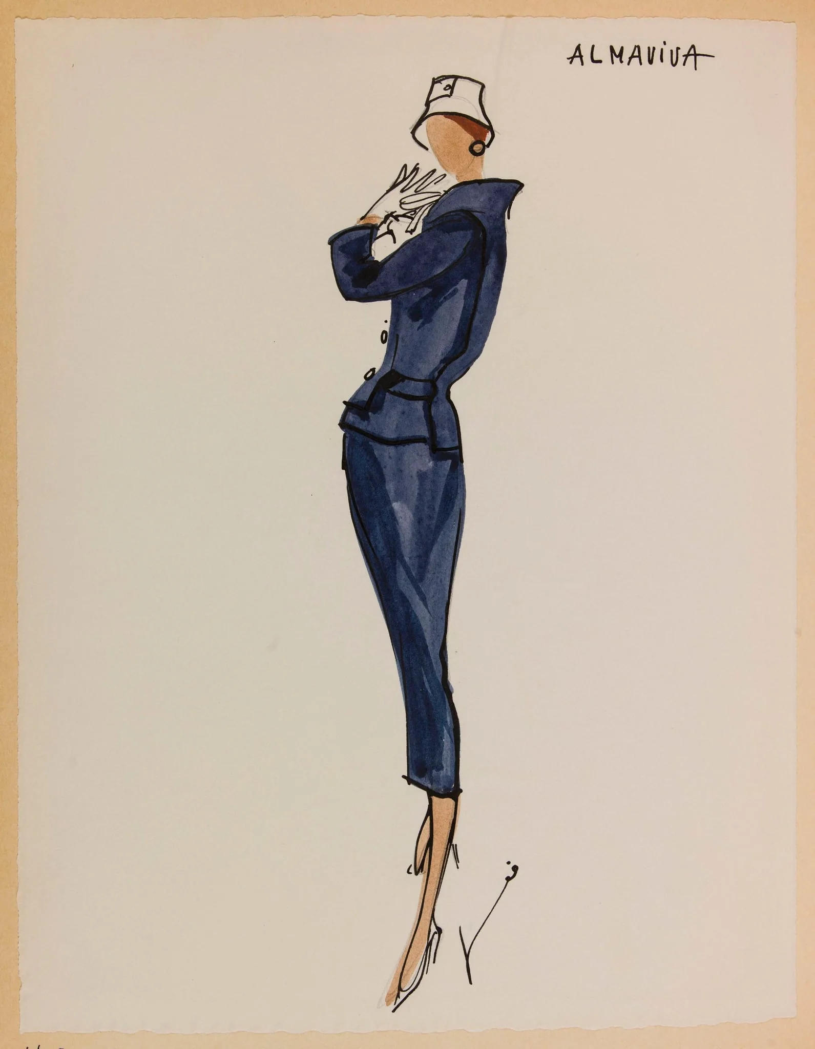 Almaviva, by Marie-Louise Carven, 1956