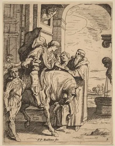 The Prodigal Son Bids Farewell to His Father