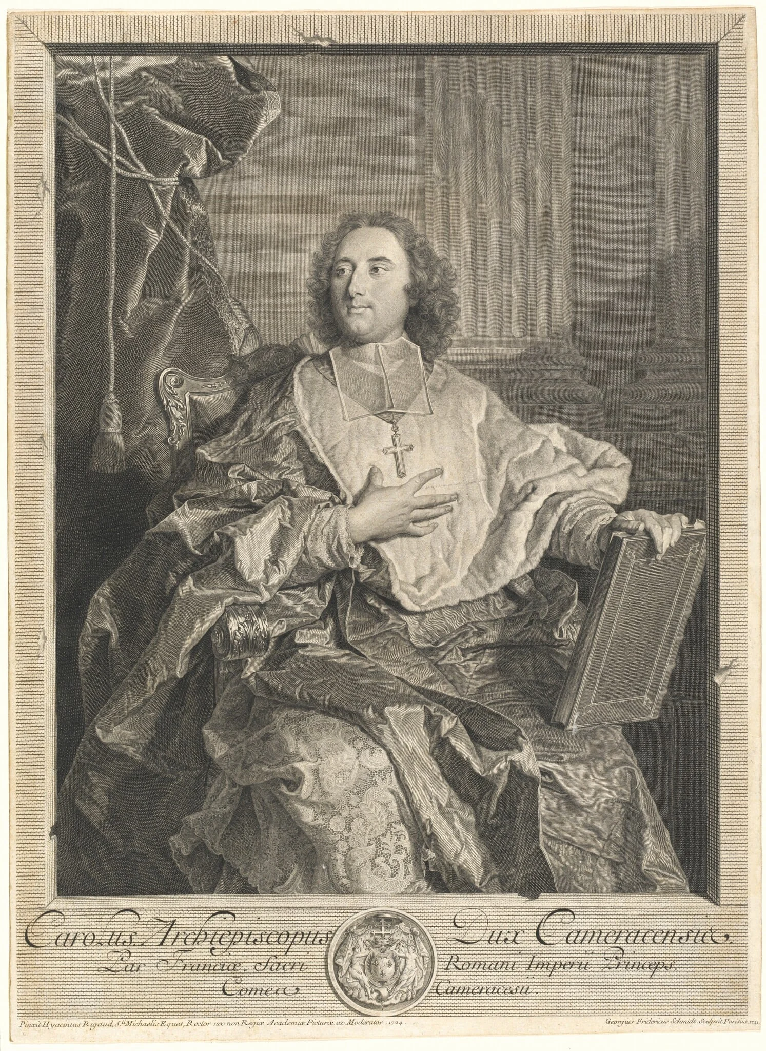 Monseigneur Louis-Charles d'Orléans de Saint-Albin, Archbishop of Cambrai