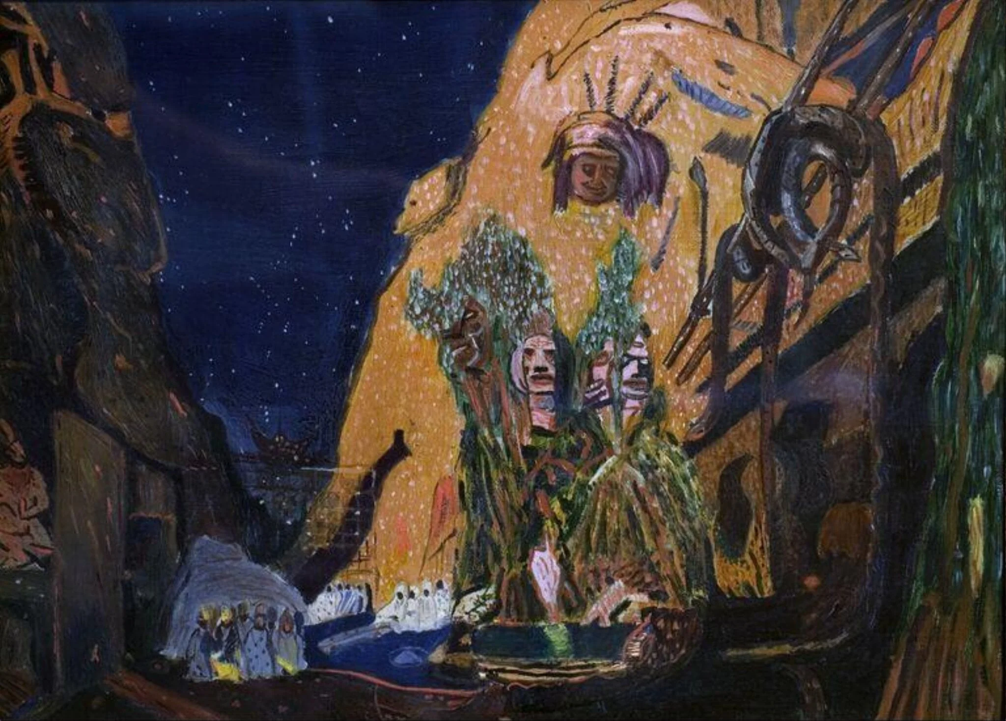 Scene from <i>Le Dieu Bleu</i>