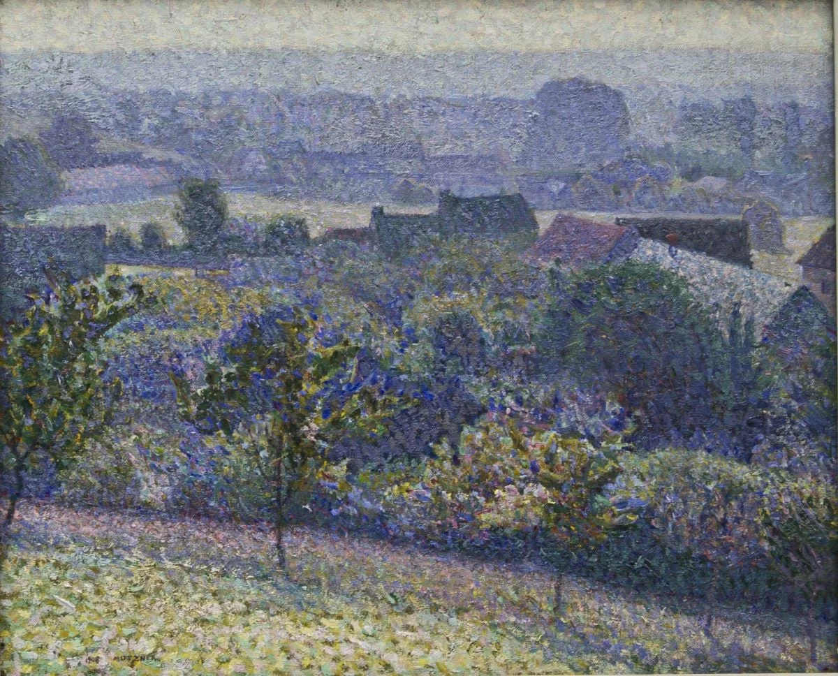 Vedere din Giverny (dimineața), by Samuel Mützner, 1908