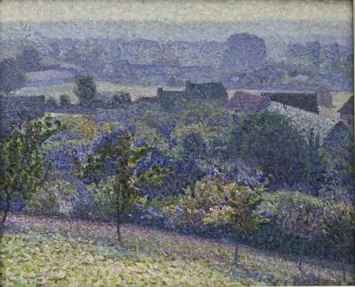 Vedere din Giverny (dimineața)