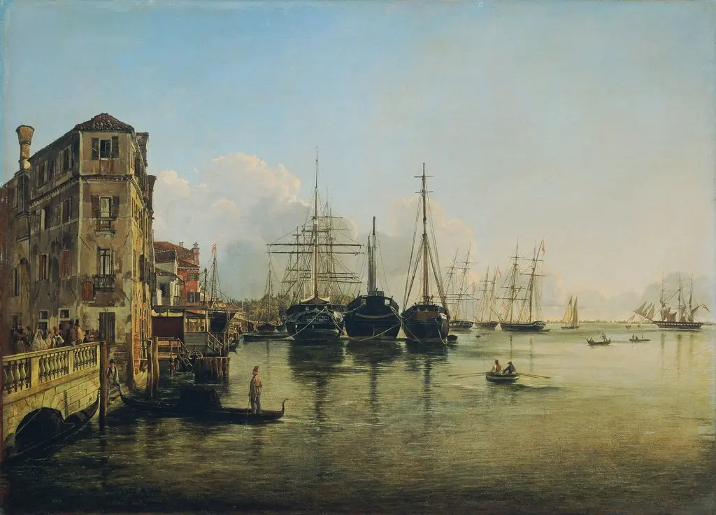 View of the Strada Nuova against the Giardini Pubblici in Venice