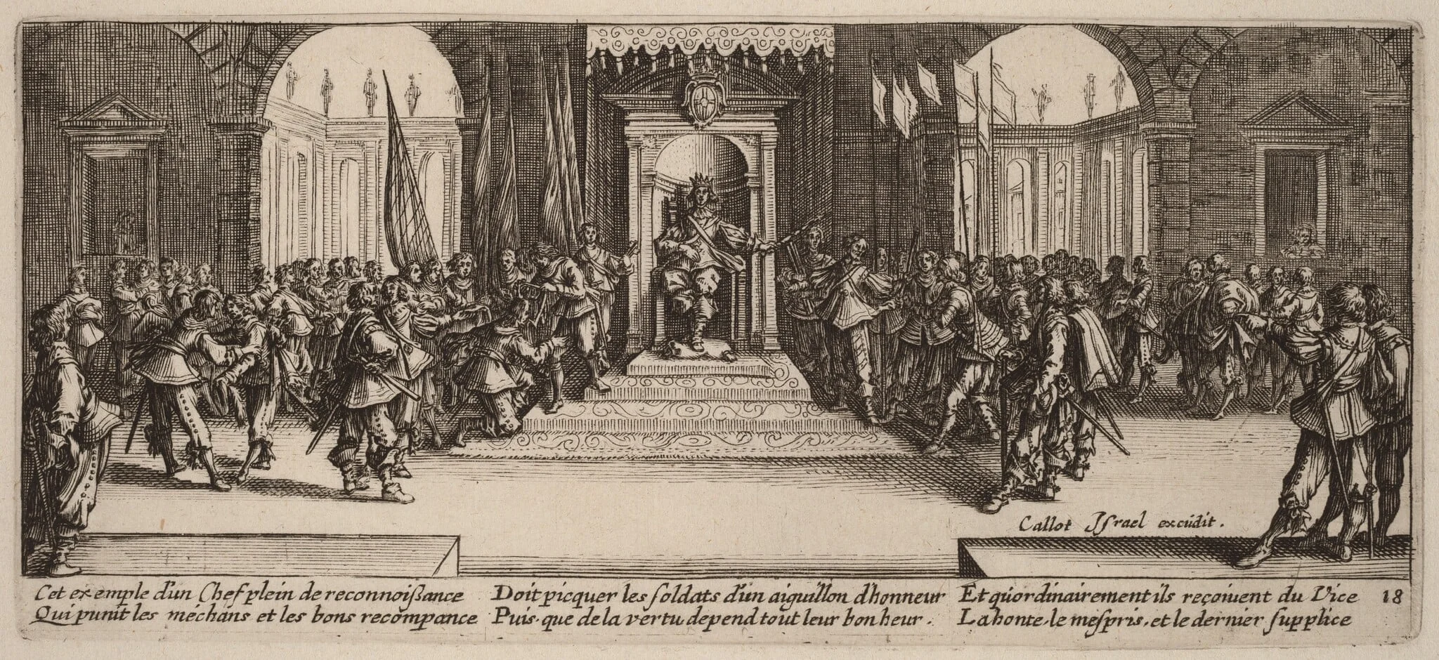 Distribution of Rewards, by Gerrit van Schagen, ink, 1642