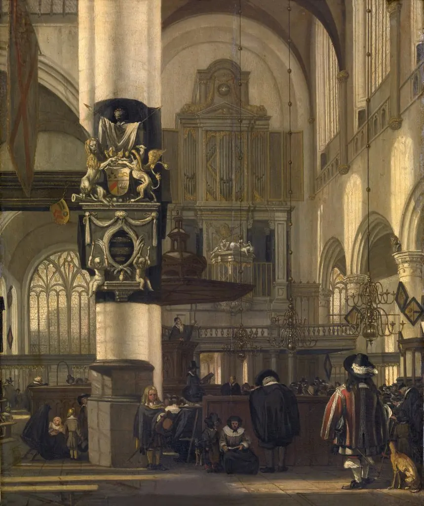 Interior of a protestant church