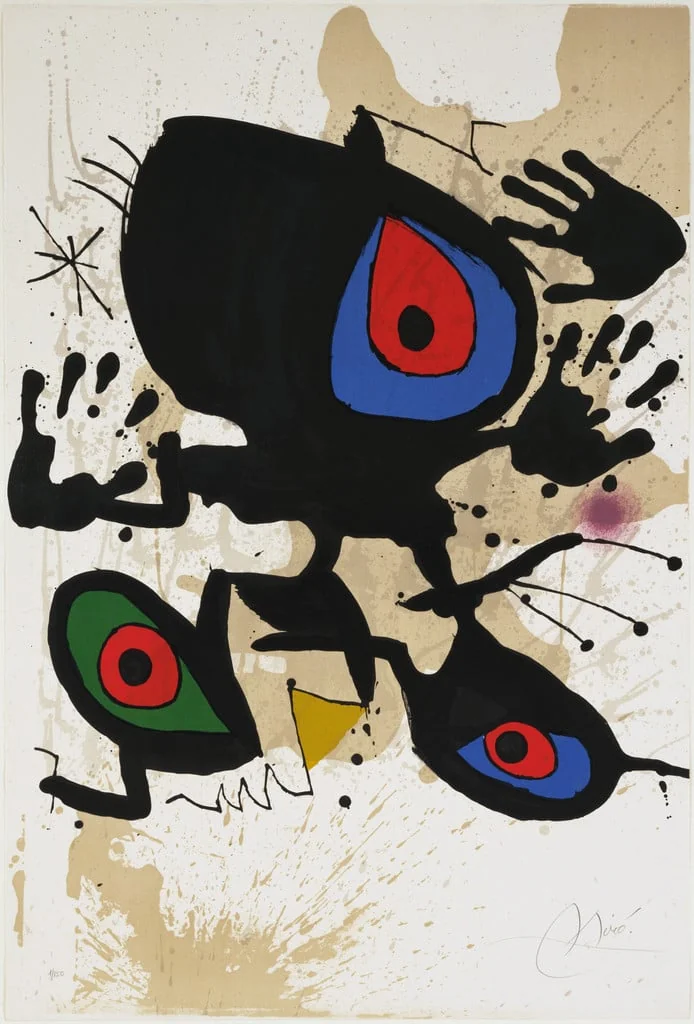 Untitled, by Joan Miró, ink, 1973