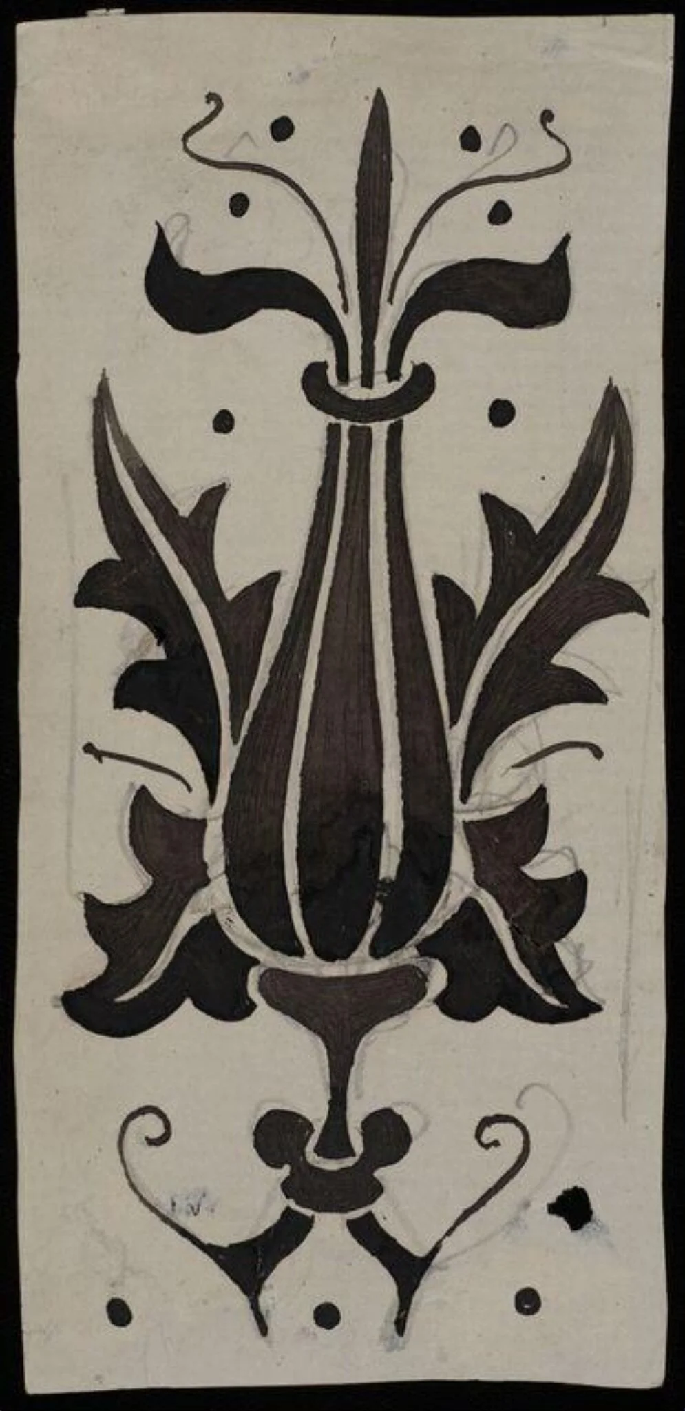 Painted decoration and other ornament, with miscellaneous sketches