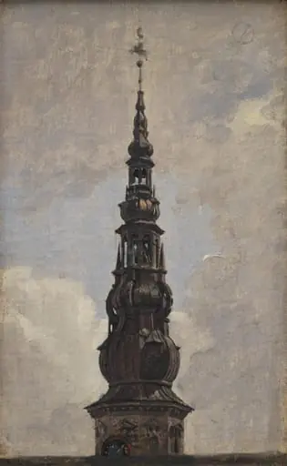 The Great Spire of Kronborg Castle. Study