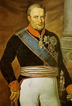 Porträt des Francis I of the Two Sicilies (1777-1830)