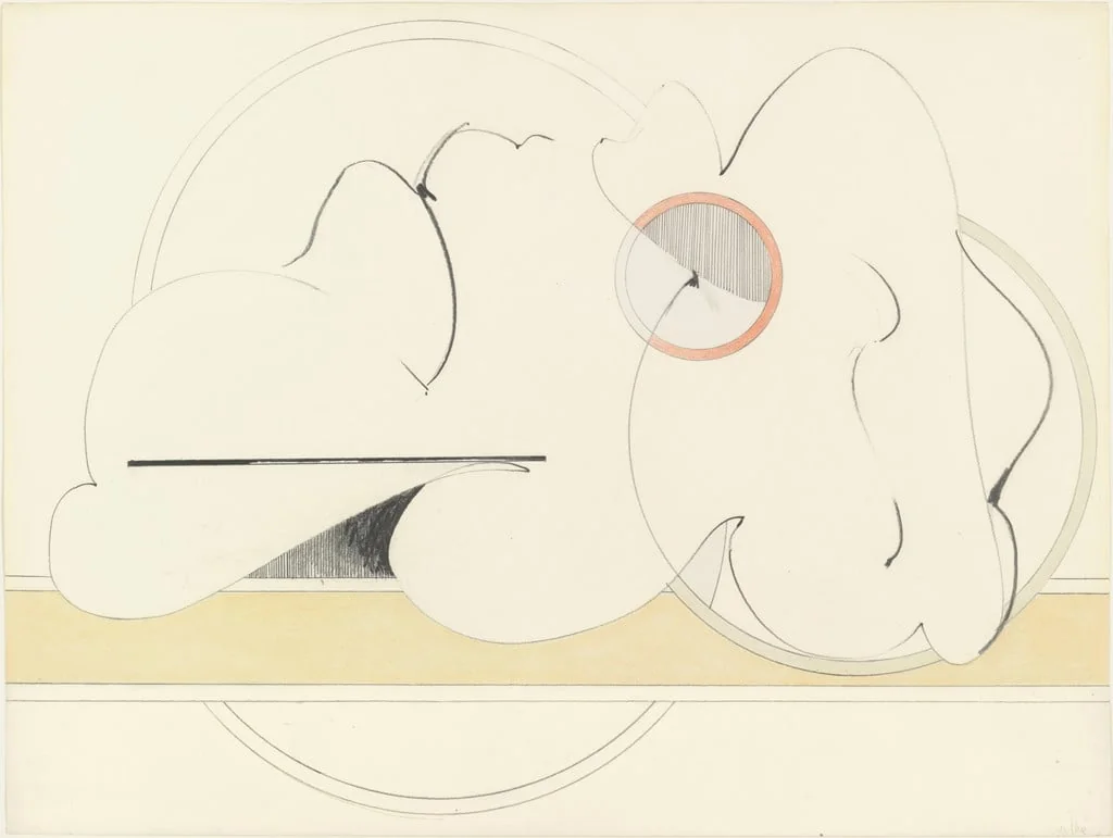 Untitled, by Hannah Wilke, graphite, 1967