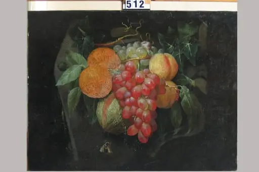 Fructe cu pepene rupt (pandant: Fructe cu pară tăiată)