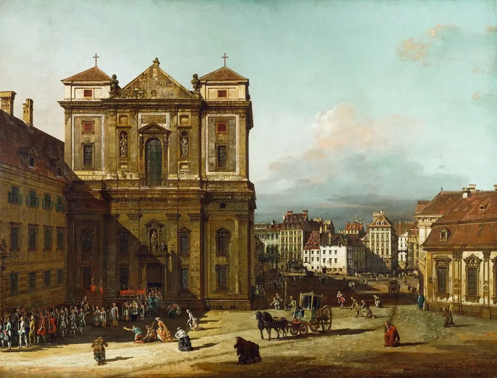 The Freyung in Vienna, from the North-West