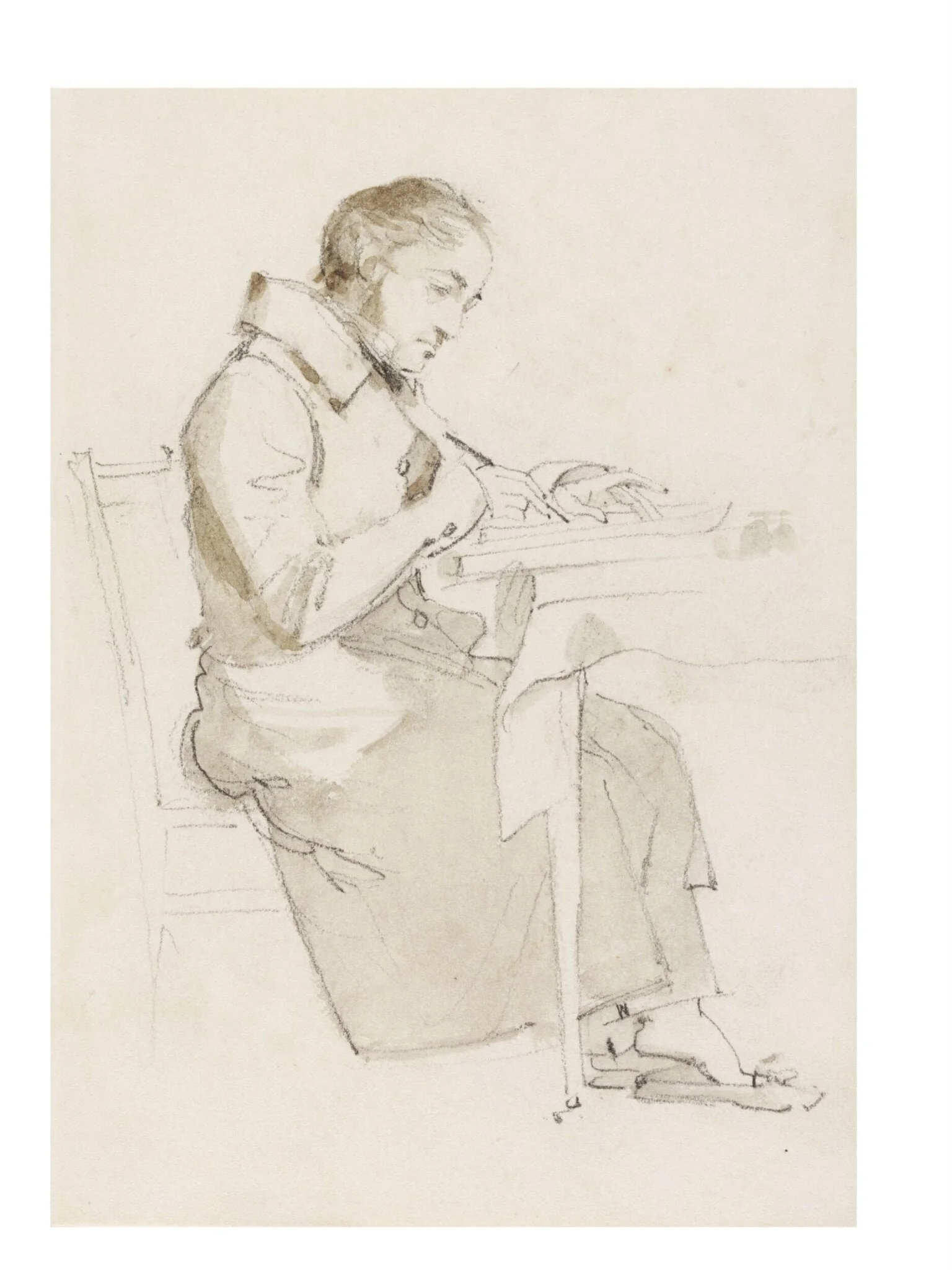 Crofton Croker, by Daniel Maclise, 1828