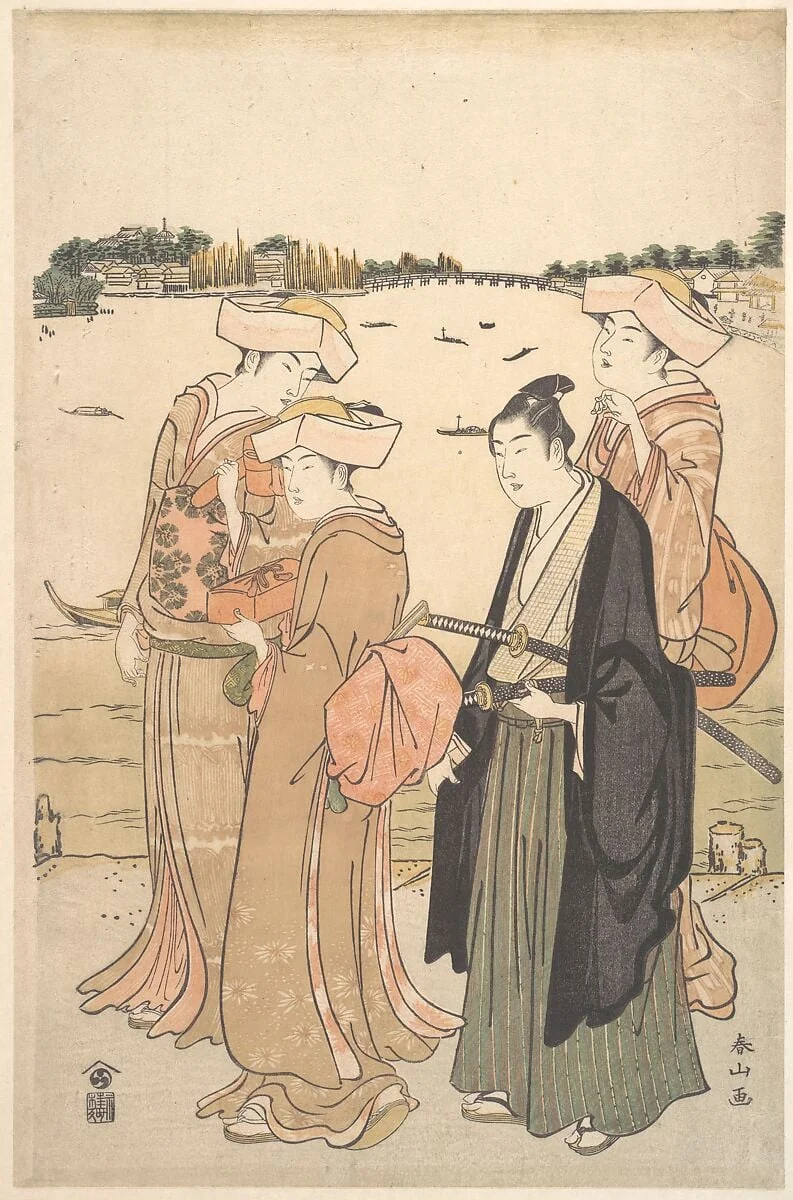 Untitled, by Katsukawa Shunzan, ink, 1789