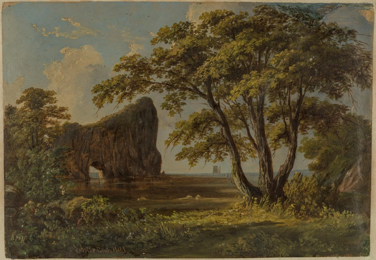Lobster Point, Peel Island, by Edward Kern, unspecified, 1852