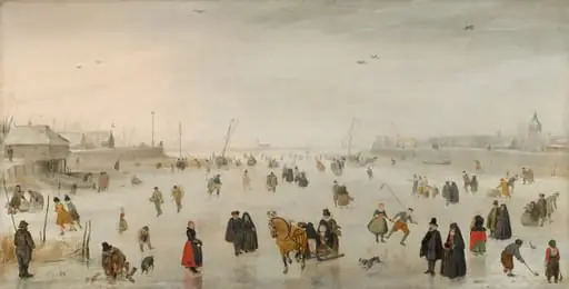 A Scene on the Ice