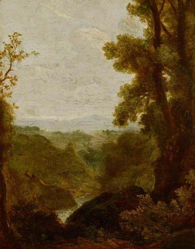 Wooded Landscape, by John Thomson, oil