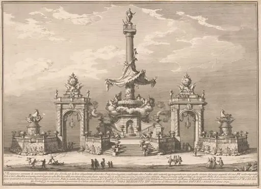 The Seconda Macchina for the Chinea of 1752: The Banquet of the Gods in Villa Carl'Amalia in Caserta
