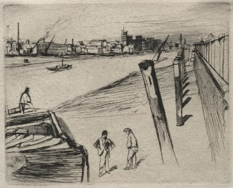 Millbank, by James McNeill Whistler, 1861