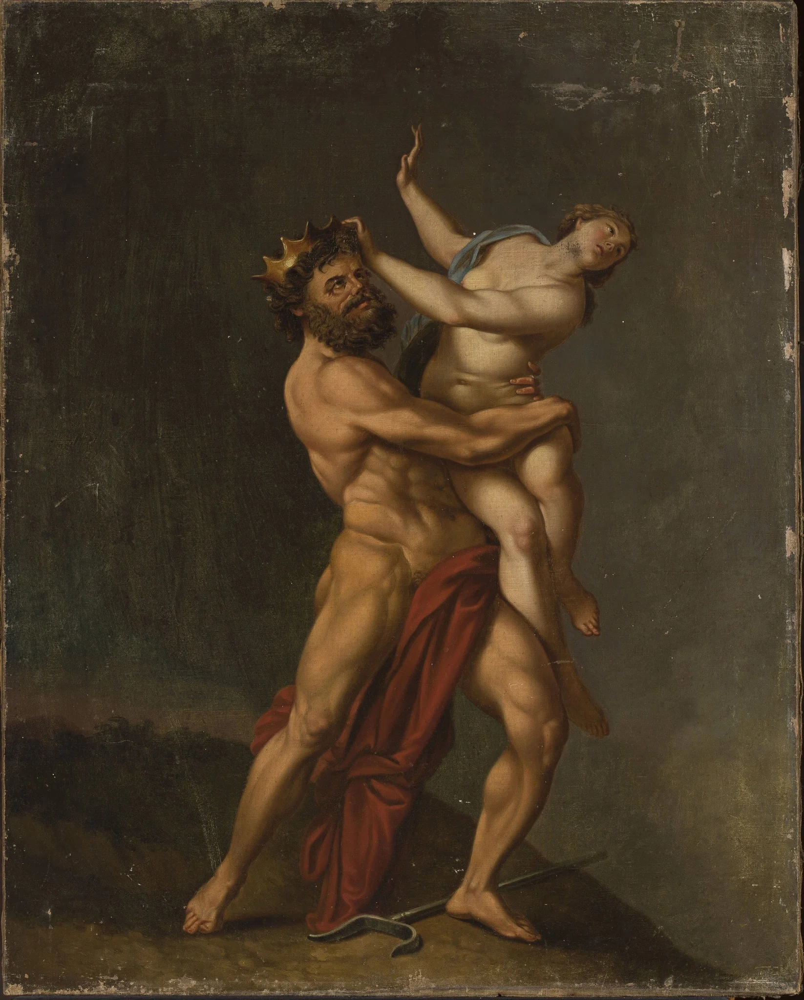 Abduction of Proserpina by Pluto, by Sébastien Norblin, oil, 1825