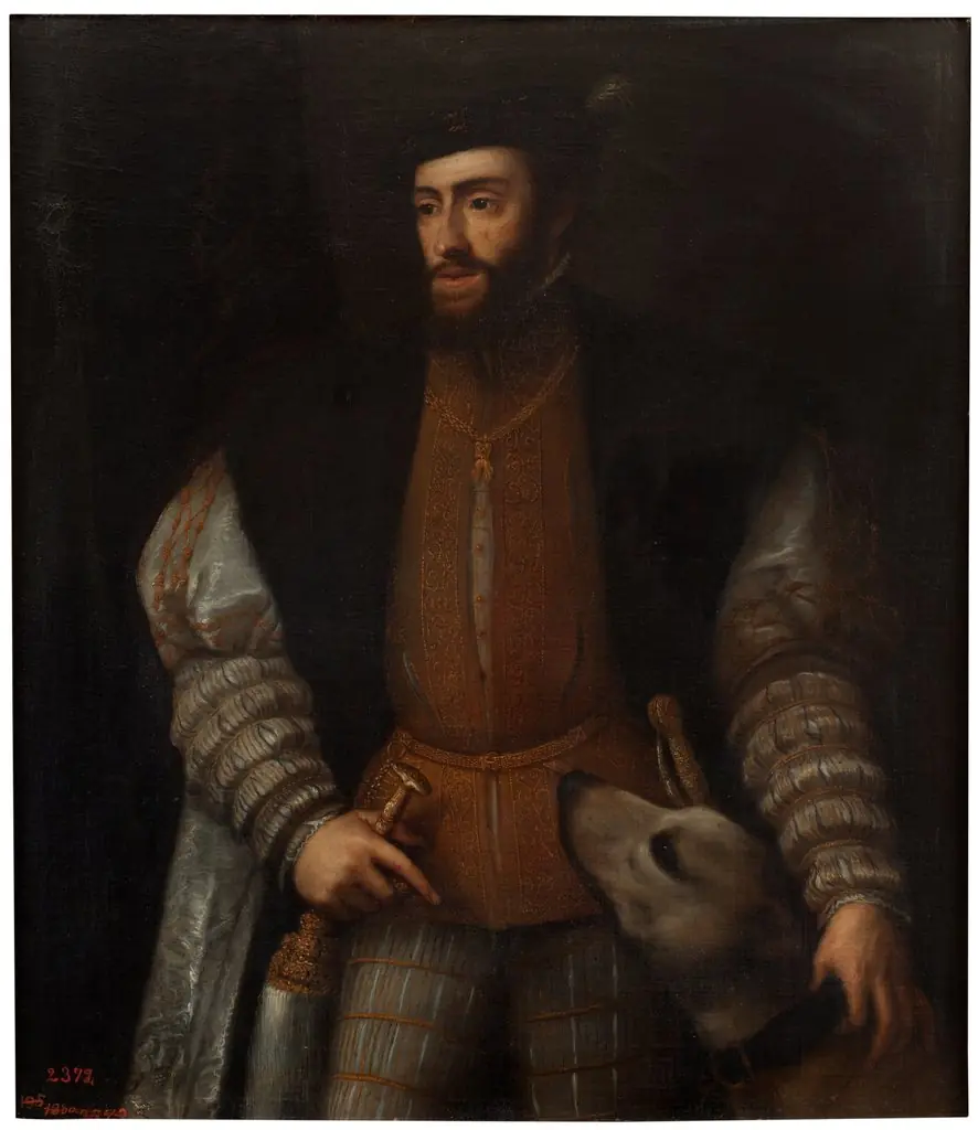 The Emperor Charles V with a Dog