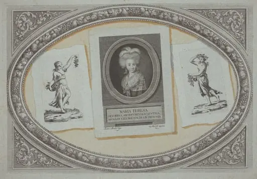 Trompe l'Oeil: Prints with Maria Teresa, Using Original Copperplates