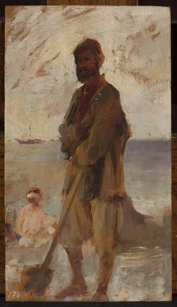 Young Tartar in Gurzuf. From the journey to Crimea