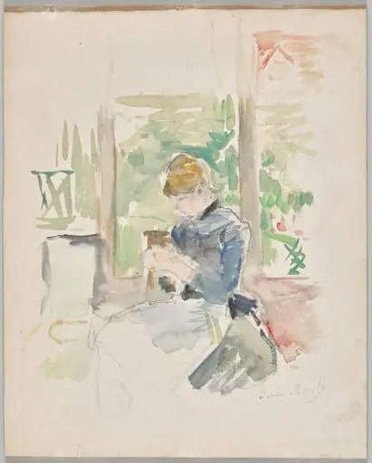Sewing near the Window